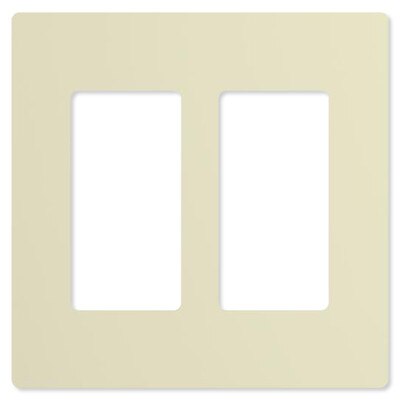 ABB-free@home Faceplate, 2-Gang,10 pack, Light Almond